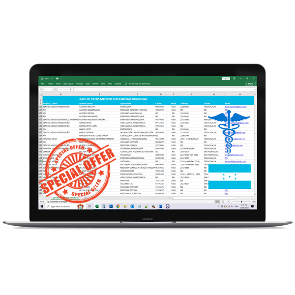 Directorio de Médicos Especialistas Honduras 2025-2026