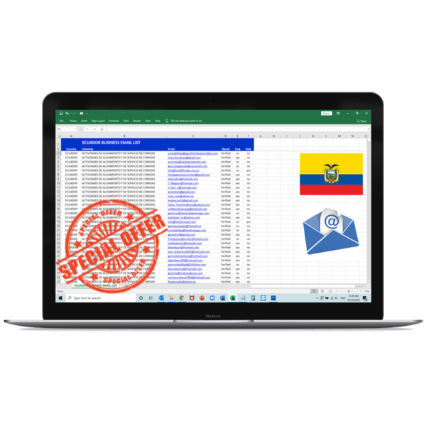 LISTA CORREOS ELECTRÓNICOS EMPRESAS ECUADOR 2026 – IDEAL PARA EMAIL MARKETING