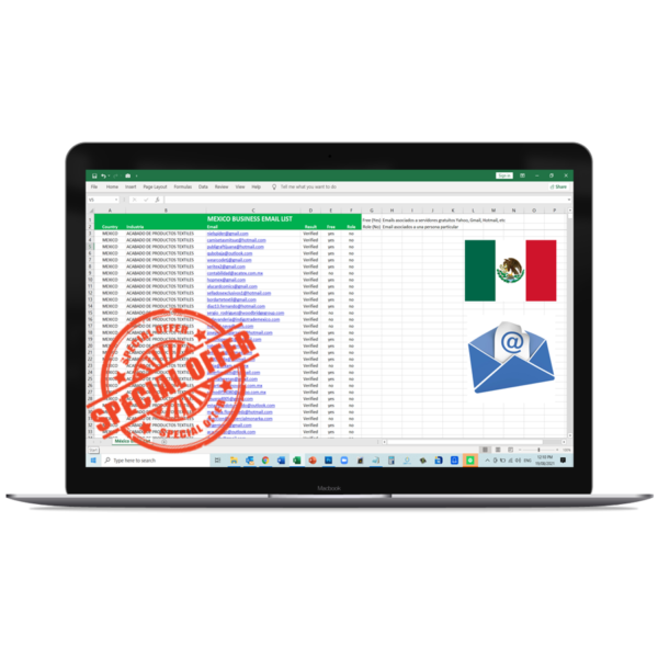 LISTA CORREOS ELECTRÓNICOS EMPRESAS MEXICO 2026 - IDEAL PARA EMAIL MARKETING