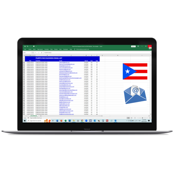 LISTA CORREOS ELECTRÓNICOS EMPRESAS PUERTO RICO 2026 - IDEAL PARA EMAIL MARKETING