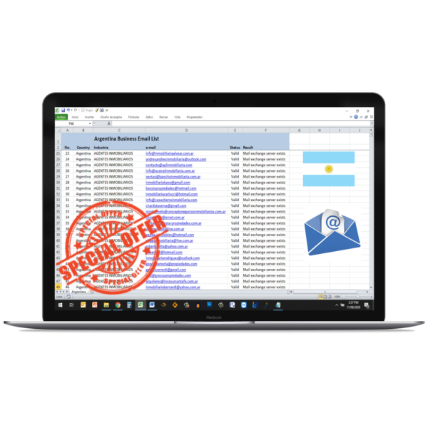 LISTA CORREOS ELECTRÓNICOS EMPRESAS ARGENTINA 2026 - IDEAL PARA EMAIL MARKETING